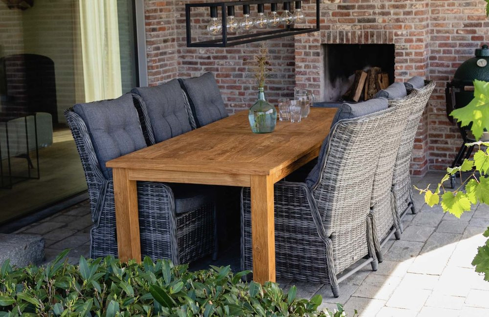 Top 3 der pflegeleichten Gartenstühle aus Geflecht