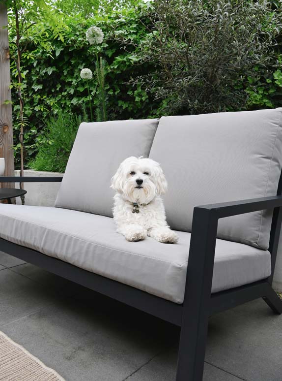 Aluminium-Gartenbänke