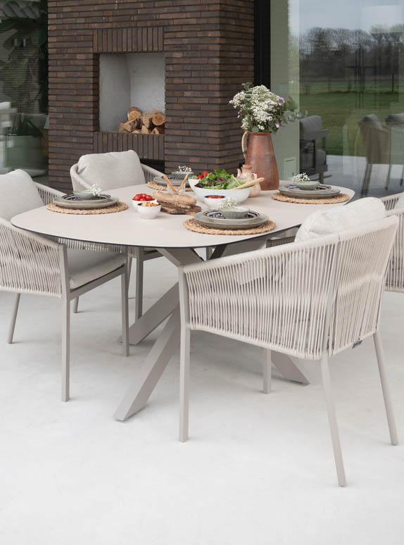 Gartenmöbel-Set Beige