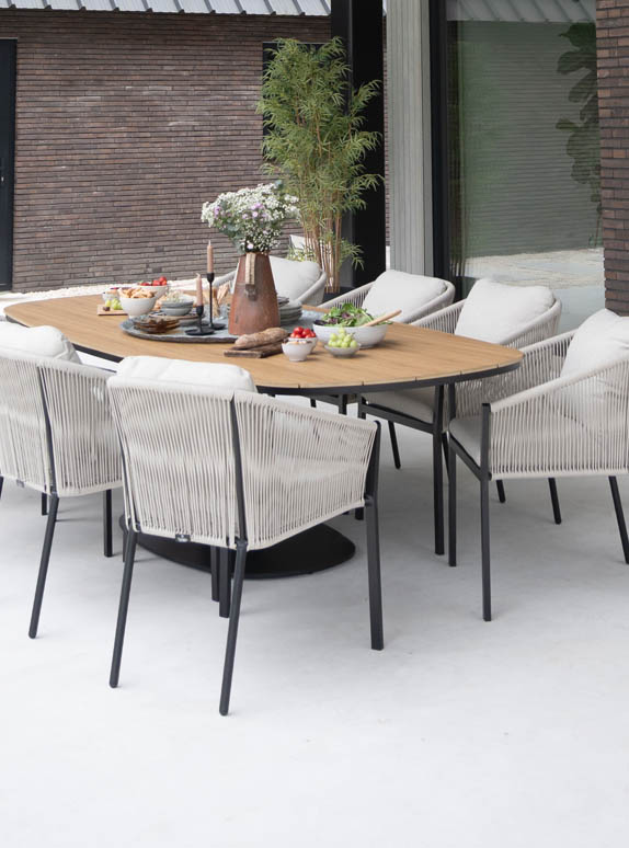 Aluminium-Gartentische