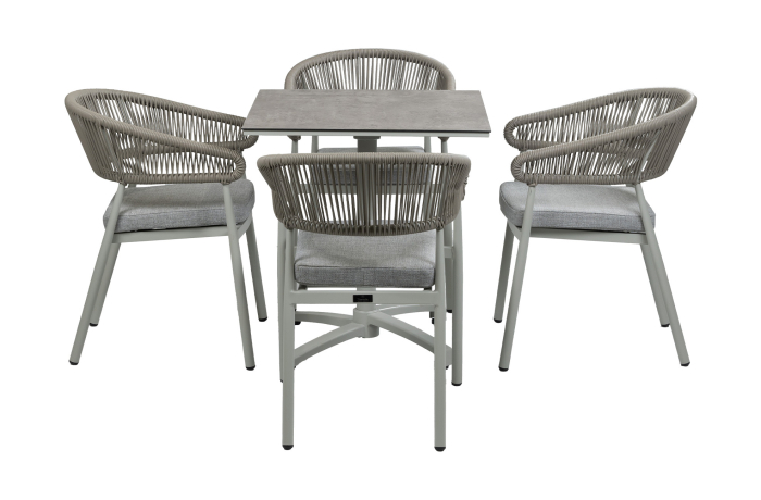 Knokke-Gent-Sand-tuinset-hpl-beige-4-delig-terras-4-seizoenen-tuinmeubelen