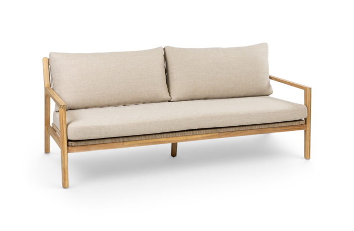 Loungebank Felline Naturel Acaciahout Rope