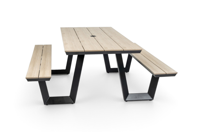 Picknicktafel Coffee Bay Wood Aluminium Polywood  PNG§