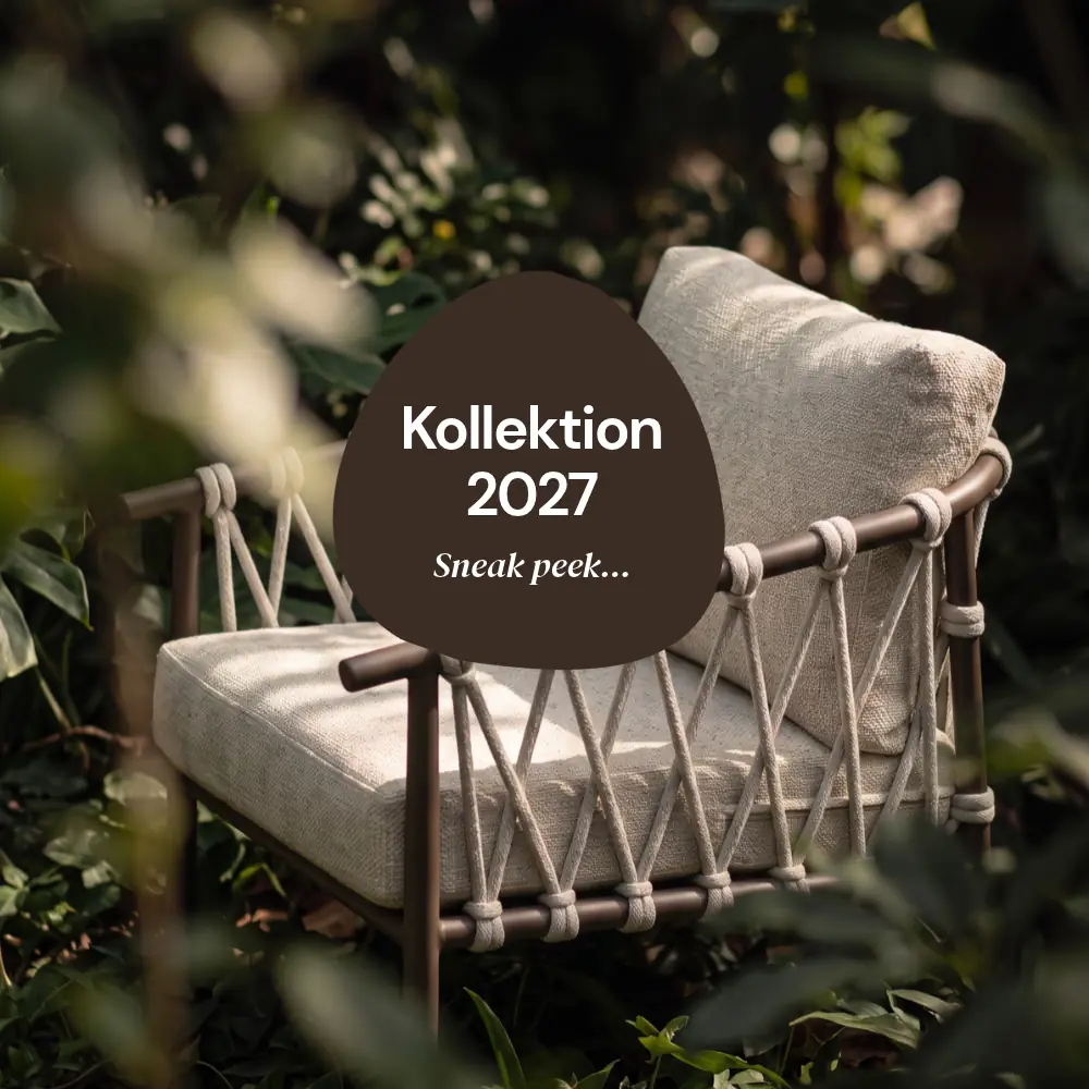 Sneak peek: Neue Gartenmöbel-Kollektion 2027
