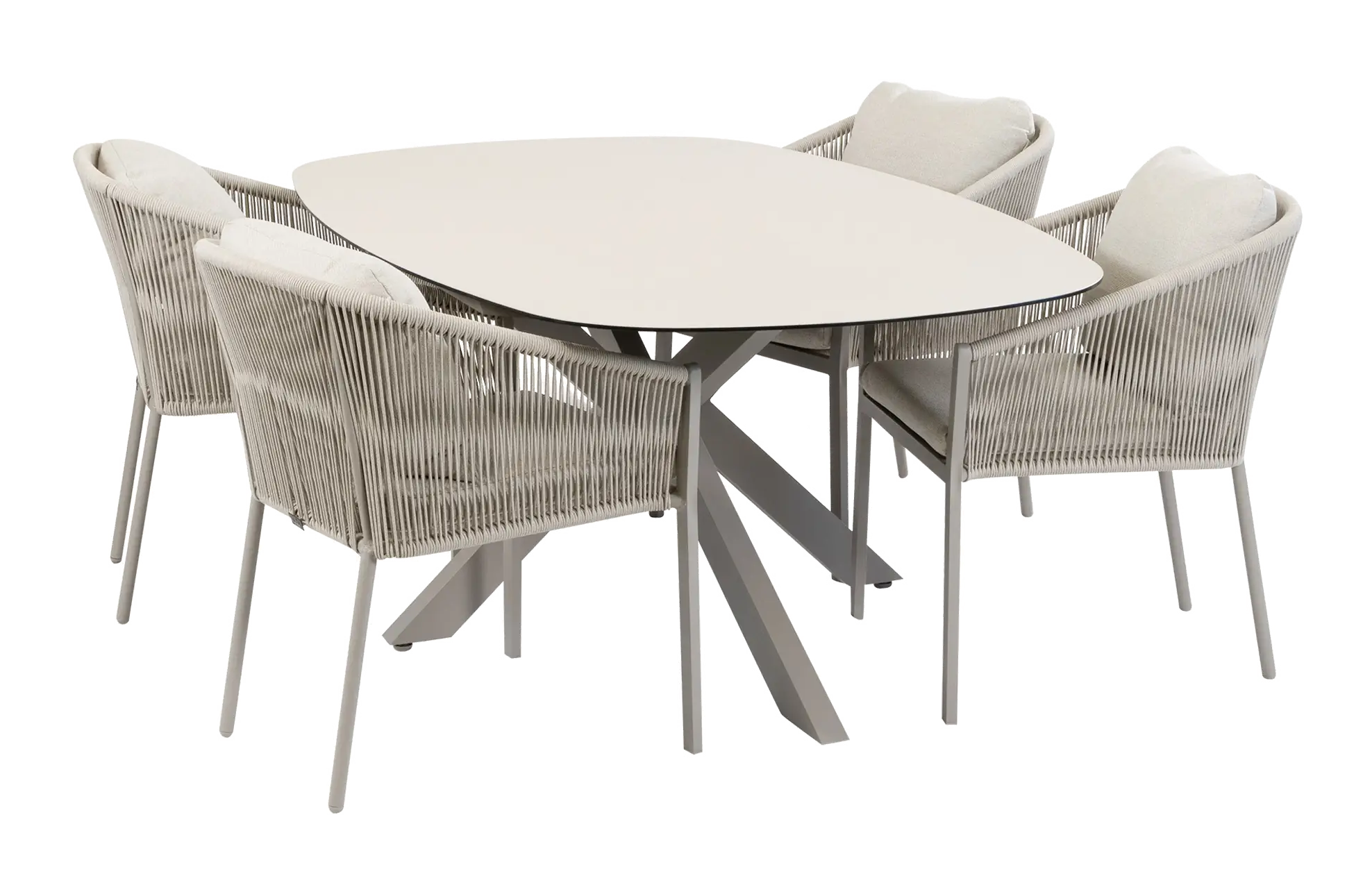 Gartenmöbel-Set Beige