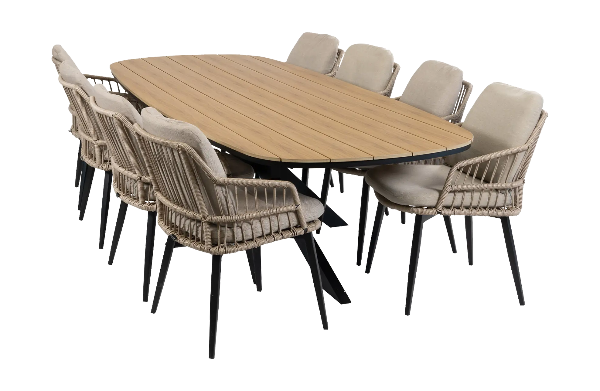 Gartenmöbel-Set für 8 Personen