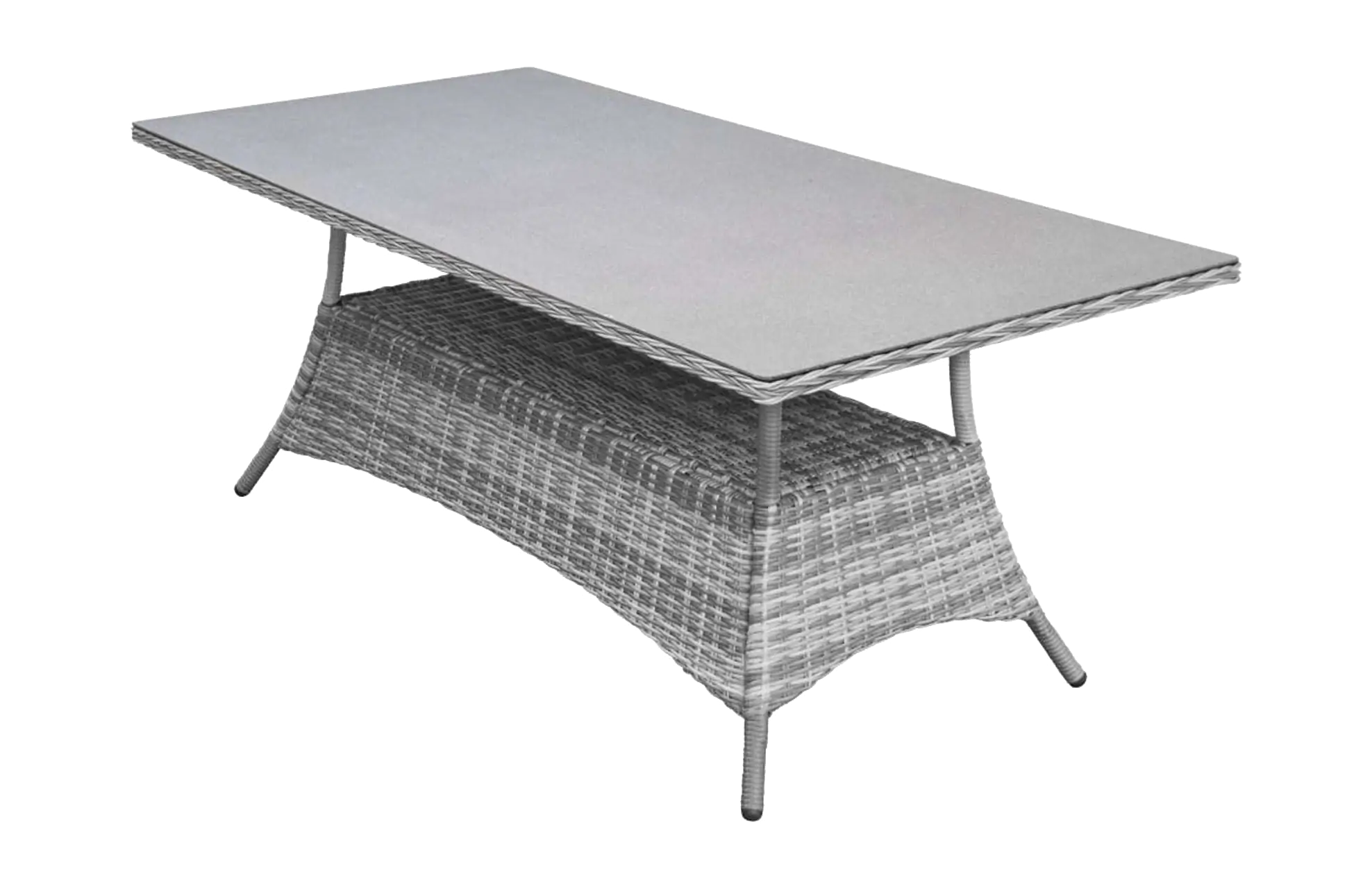 Polyrattan-Gartentisch