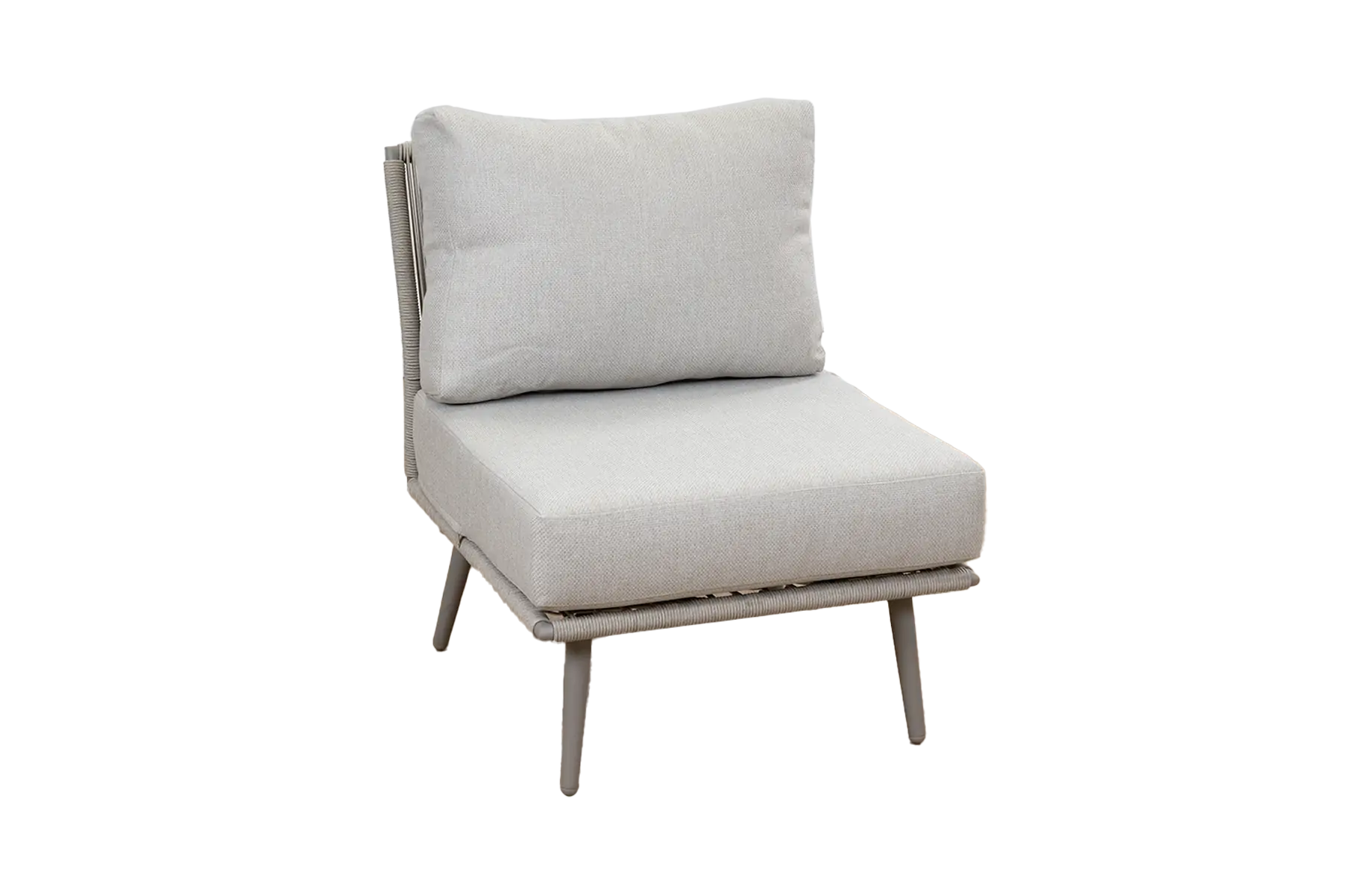 Alezio Mittelelement | Beige | Camel Sake | Aluminium und Rope