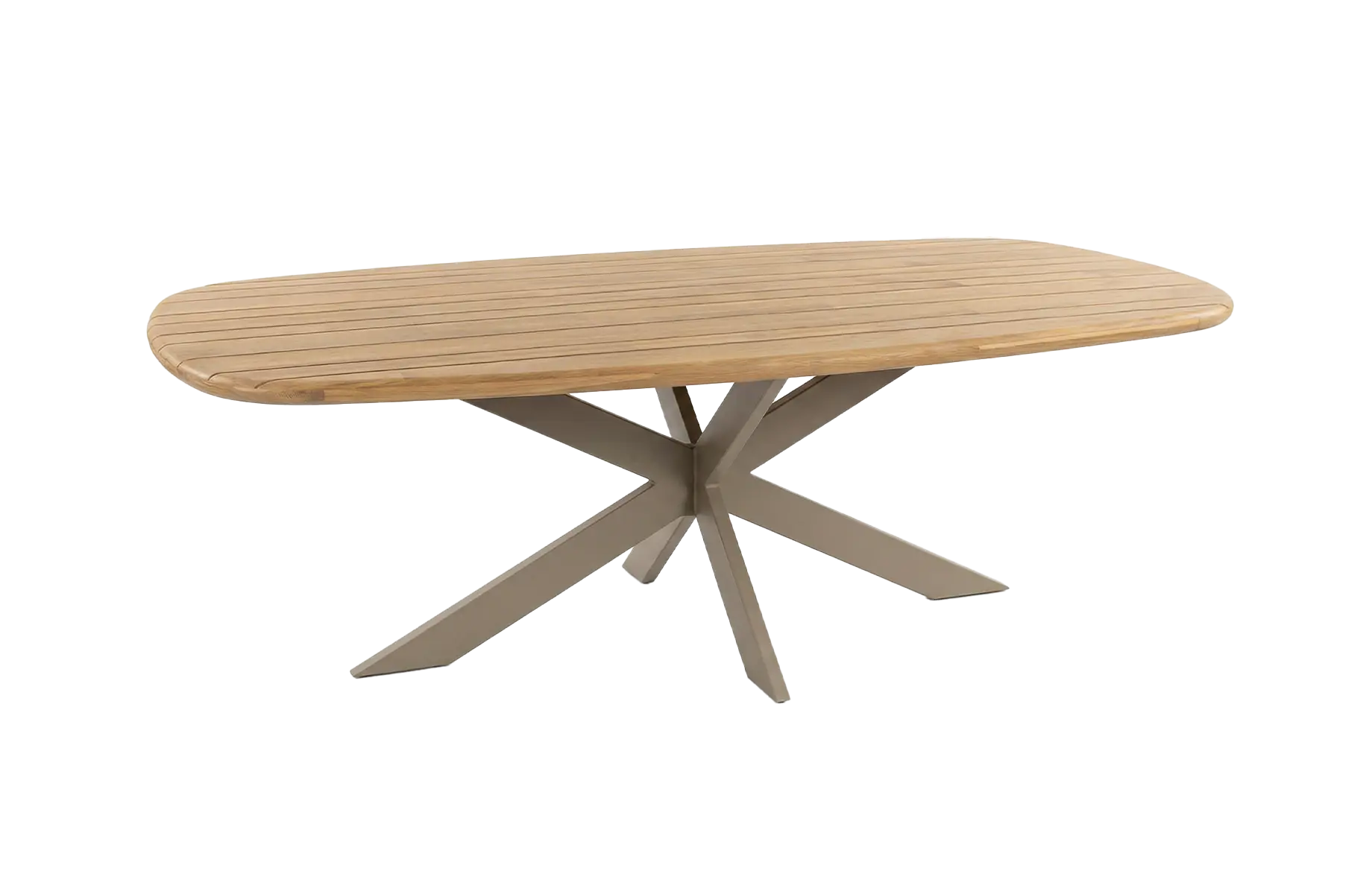 Low Dining Gartentisch Aurora | 220 x 110 cm | Sand 