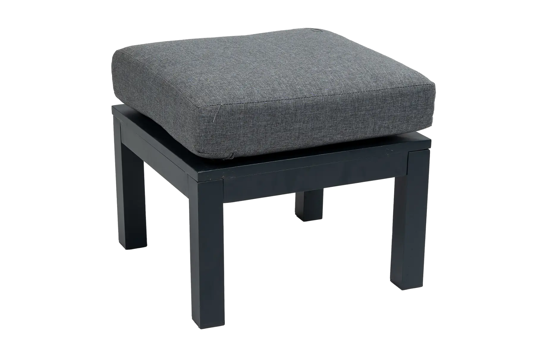Hocker Bezano | Matt Black / Grau | Aluminium