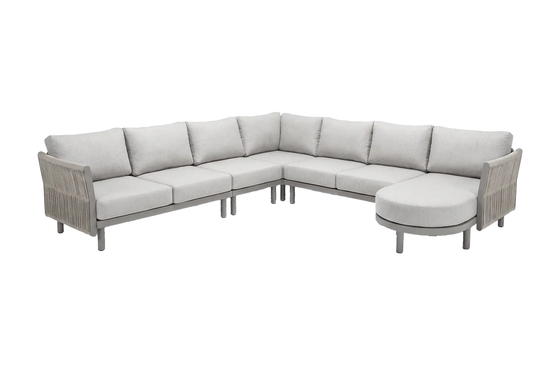 Loungesofa Cavallino | 5-teilig | Beige & Camel