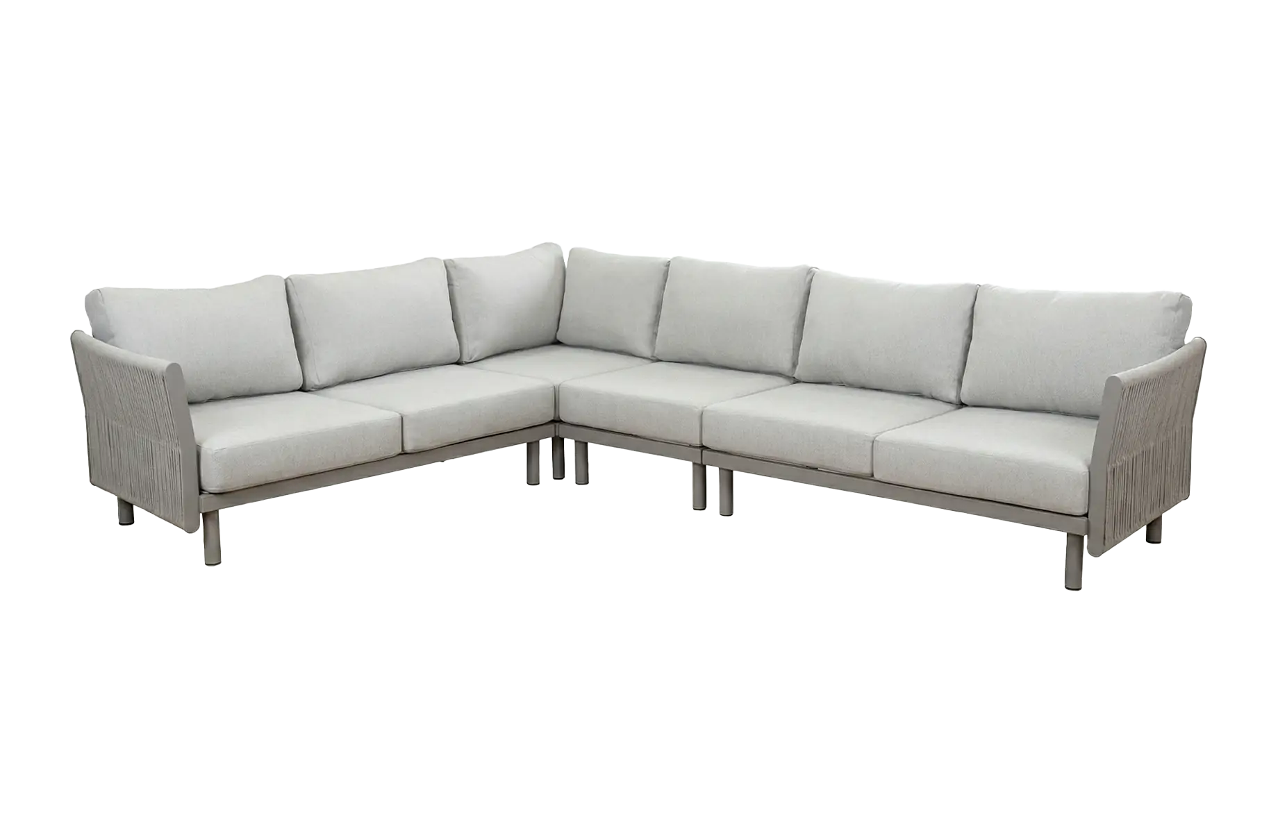 Loungesofa Cavallino | 4-teilig | Beige & Camel