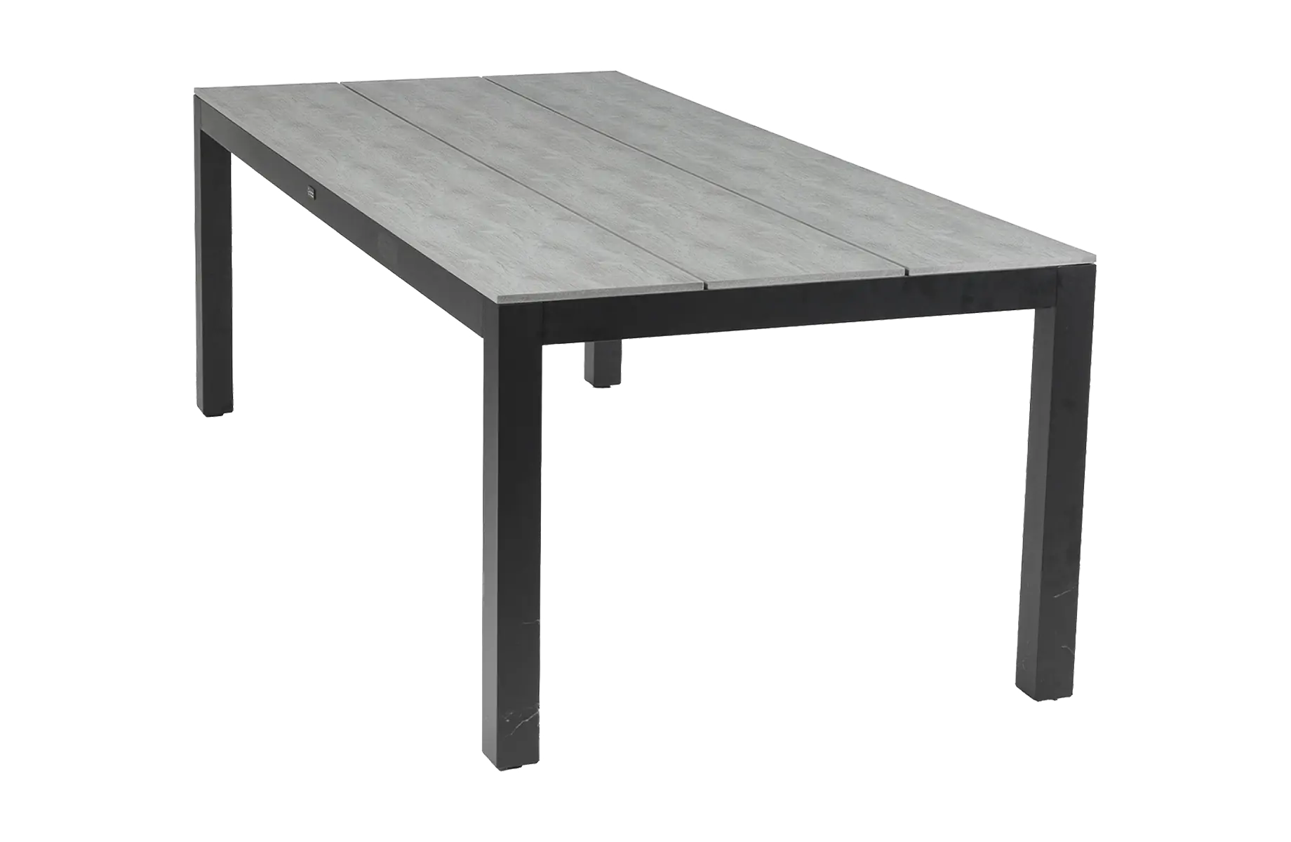 Gartentisch Limasol 225 x 100 cm | Polywood & Aluminium | Grau