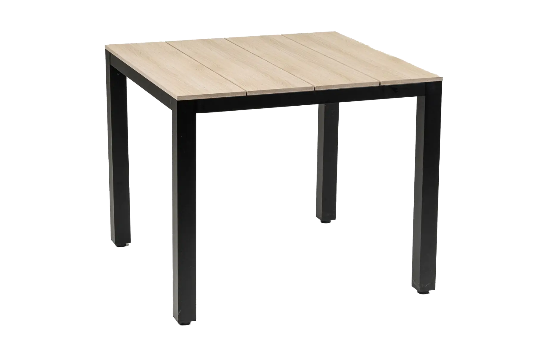 Gartentisch Limasol | 90x90cm | Polywood & Aluminium | Holz