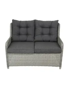 Loungebank Dublin | 2-persoons | Mystic Grey | Wicker 