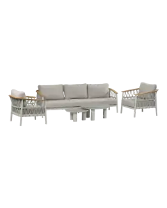 Capri-Naturel-Loungeset-Luxueus-modern-pure luxe-cream-4-seizoenen-tuinmeubelen
