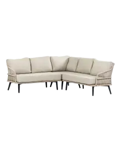 Ecklounge-Set | Isabel | Sand | Rope