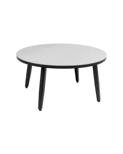 Mykonos ronde bijzet tafel betonlook 90cm - ronde beton look bijzettafels kunststof - 4 Seizoenen Tuinmeubelen