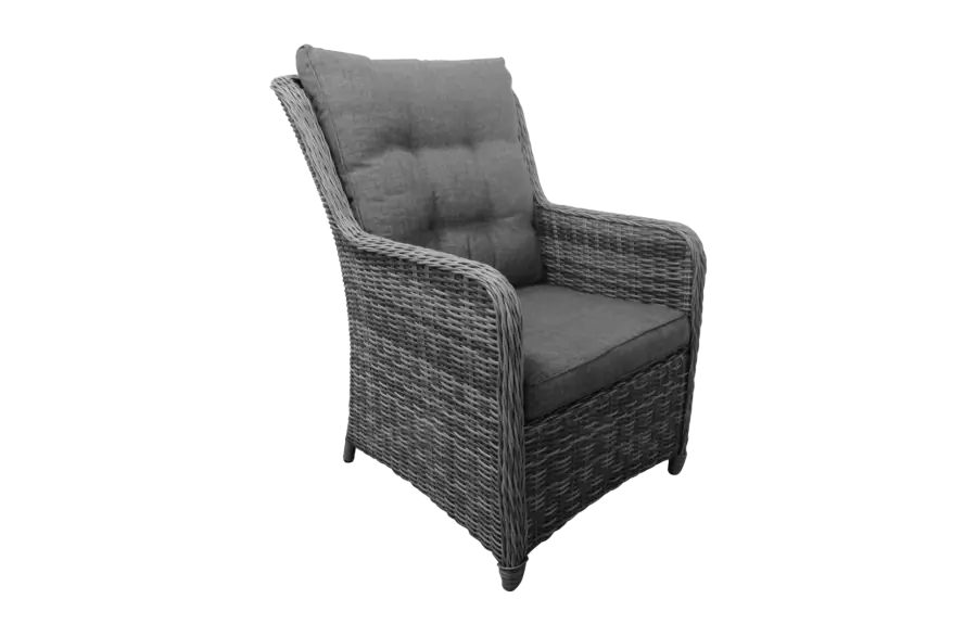 Dining Gartenstuhl | Venezia | Aschgrau | Rattan