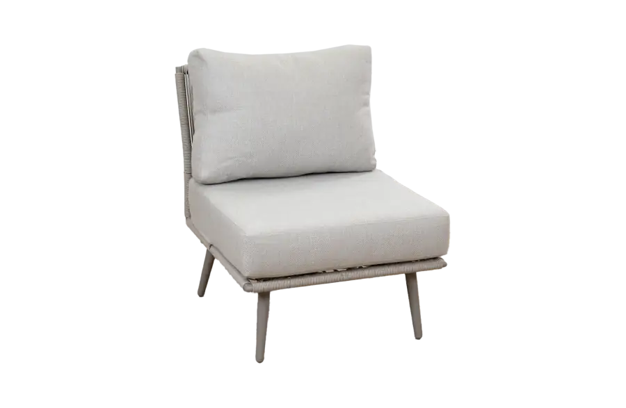 Alezio Mittelelement | Beige | Camel Sake | Aluminium und Rope