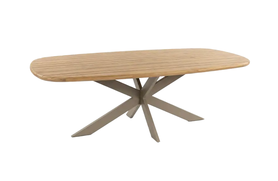 Low Dining Gartentisch Aurora | 220 x 110 cm | Sand 