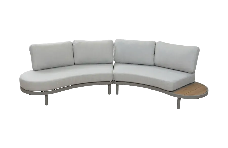 Lounge-Sofa Bari | 2-teilig | Beige & Camel