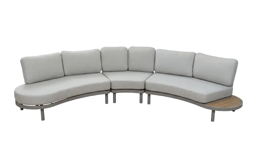 Lounge-Sofa Bari | 3-teilig | Beige & Camel