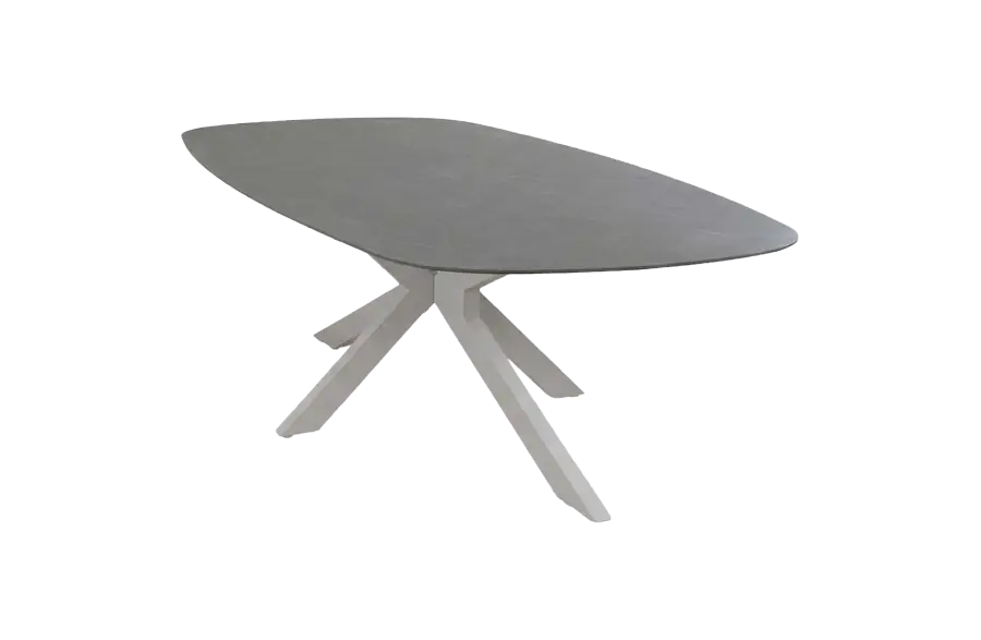 Gartentisch Barletta | 240x115 | Camel/Desert Pearl | Aluminium & Kunststoff