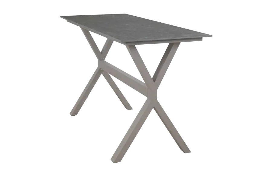 Bartisch Barletta | Camel | Desert Pearl | Aluminium & Kunststoff