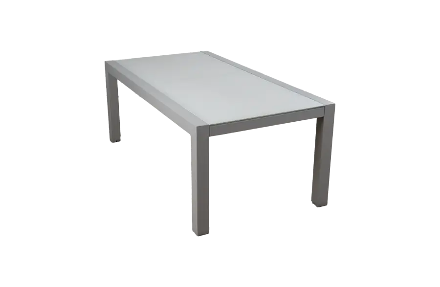 Loungetisch Bezano 120 x 60 cm | Sandstone/Champagner | Aluminium