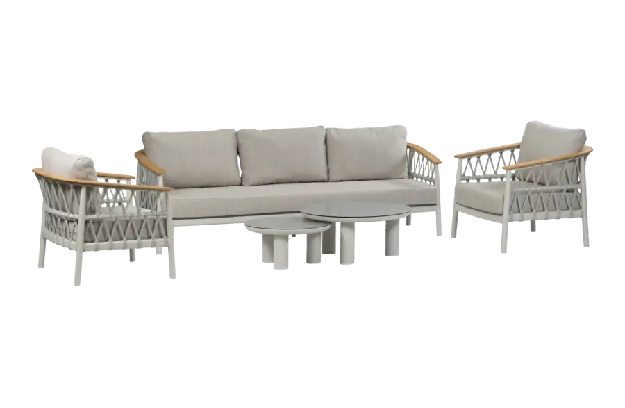 Capri-Naturel-Loungeset-Luxueus-modern-pure luxe-cream-4-seizoenen-tuinmeubelen