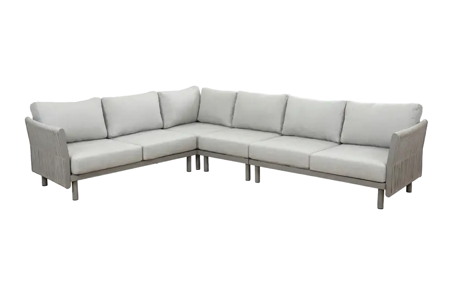 Loungesofa Cavallino | 4-teilig | Beige & Camel