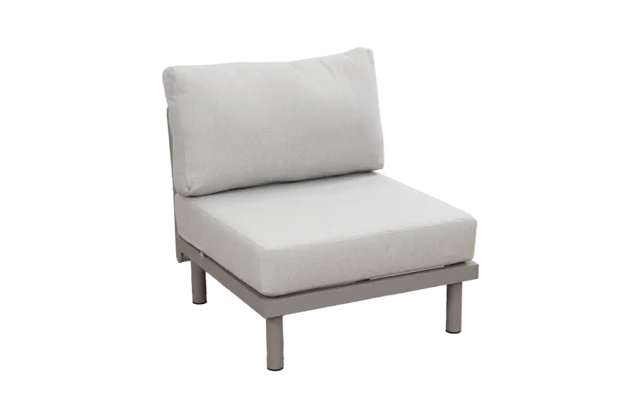 Mittelelement Cavallino | Beige/Camel | Aluminium & Rope