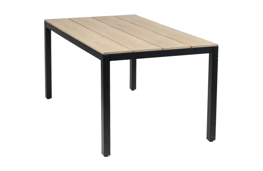 Gartentisch | Limasol 160 x 90 cm | Polywood & Aluminium |  Wood