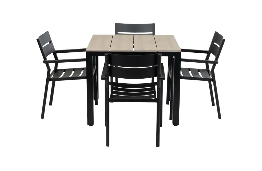 Cyprus-vierkante-tuintafel-modern-Delia-black-4-seizoenen-tuinmeubelen