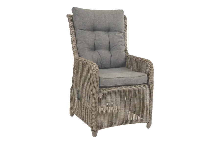 Verstellbarer Gartenstuhl Dublin | Sweet Brown | Rattan