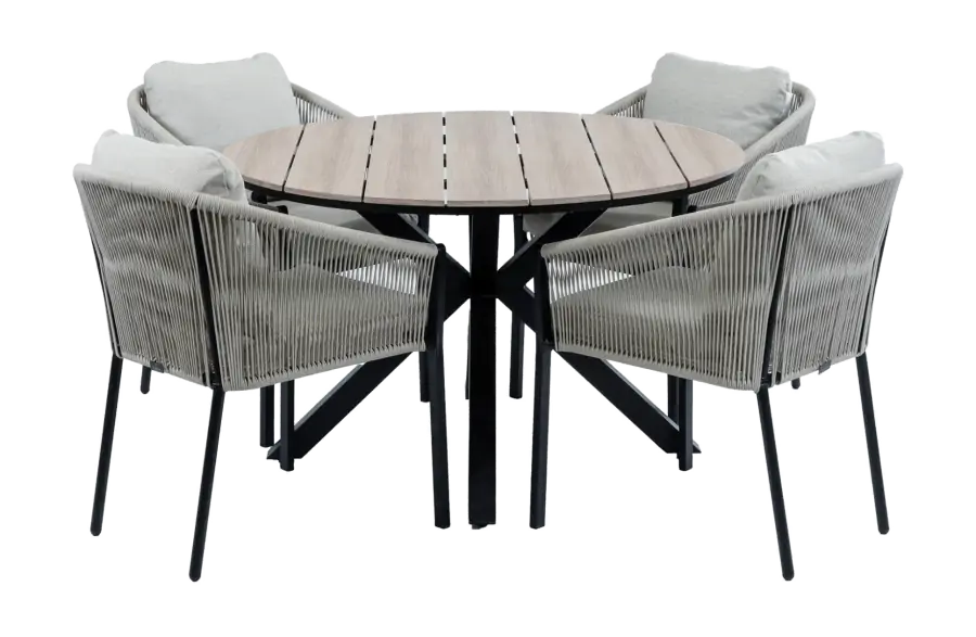 Elvira-zwart-tuinstoel-cyprus-polywood-tafelblad-4-seizoenen-tuinmeubelen