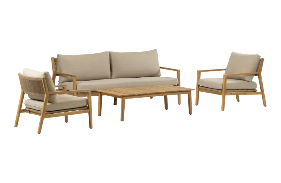 Loungeset-Felline-acaciahout-Japandi-4-seizoenen-tuinmeubelen
