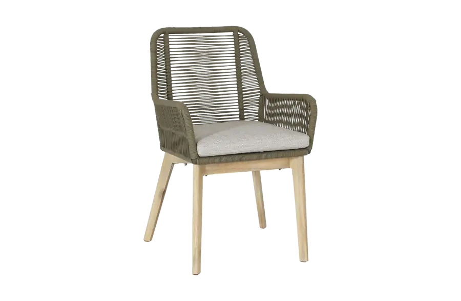 Paduga Dining Gartenstuhl | Grün | Rope