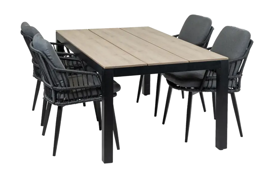 5-delig-cyprus-tuintafel-rechthoek-wood-isabel-black-4-seizoenen-tuinmeubelen