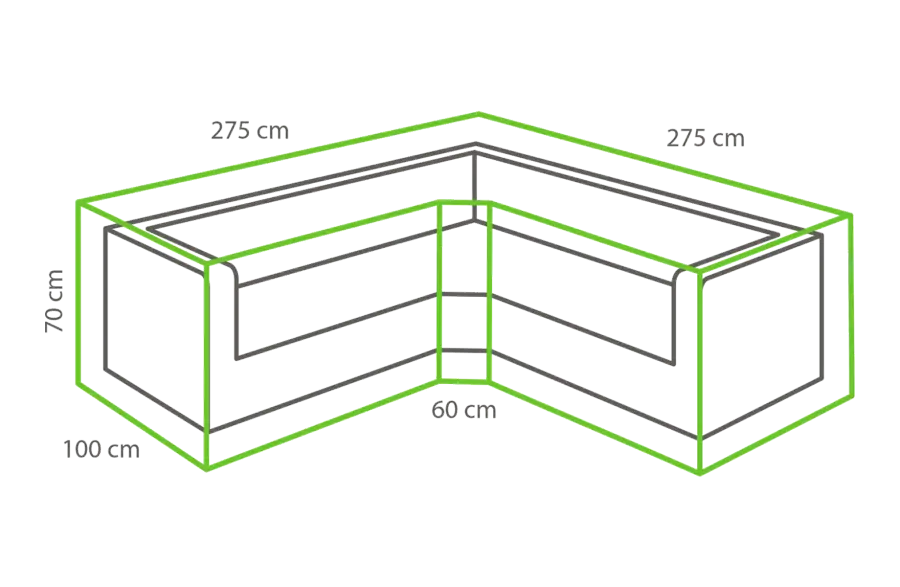 Lounge-Set Schutzhülle 275 cm / 100 x 275 cm / 100 x 70 cm