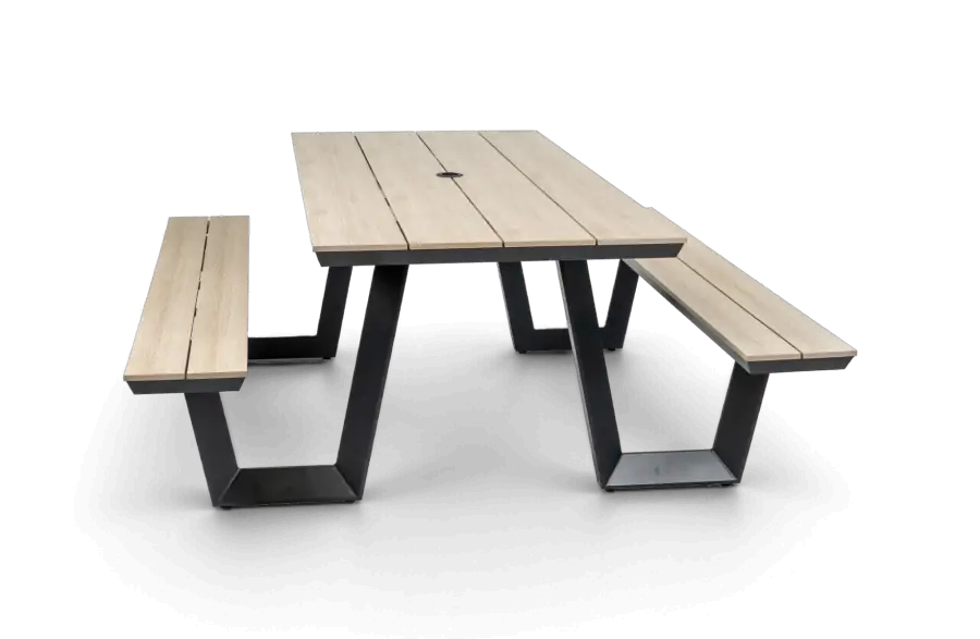 Picknicktafel Coffee Bay Wood Aluminium Polywood PNG