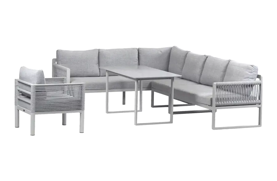 Dining Ecklounge-Set Reims | Lounge-Sessel Cuba | Links | Sand