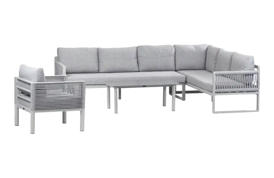 Ecklounge-Set Reims | Lounge-Sessel Cuba | Rechts | Sand