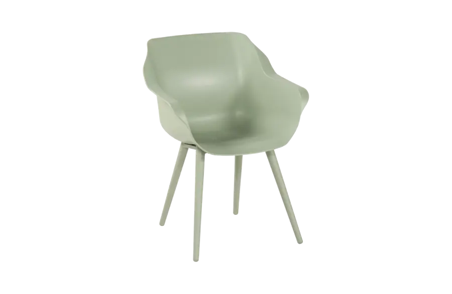 Gartenstuhl Sophie Studio | Soft Green | Kunststoff & Aluminium | Hartman