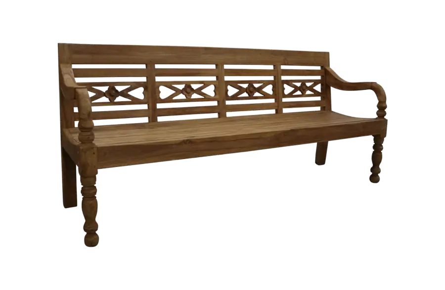 Holzbank 4-Sitzer | 190 cm | Teakholz