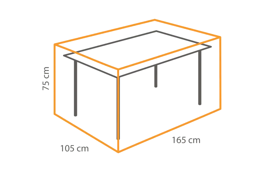 Tischschutzhülle 165 x 105 x 75 cm