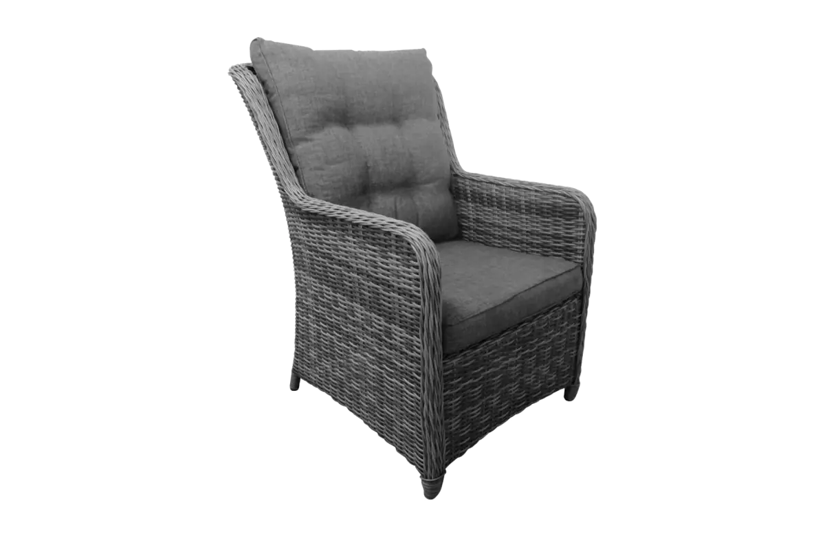 Dining Gartenstuhl | Venezia | Aschgrau | Rattan