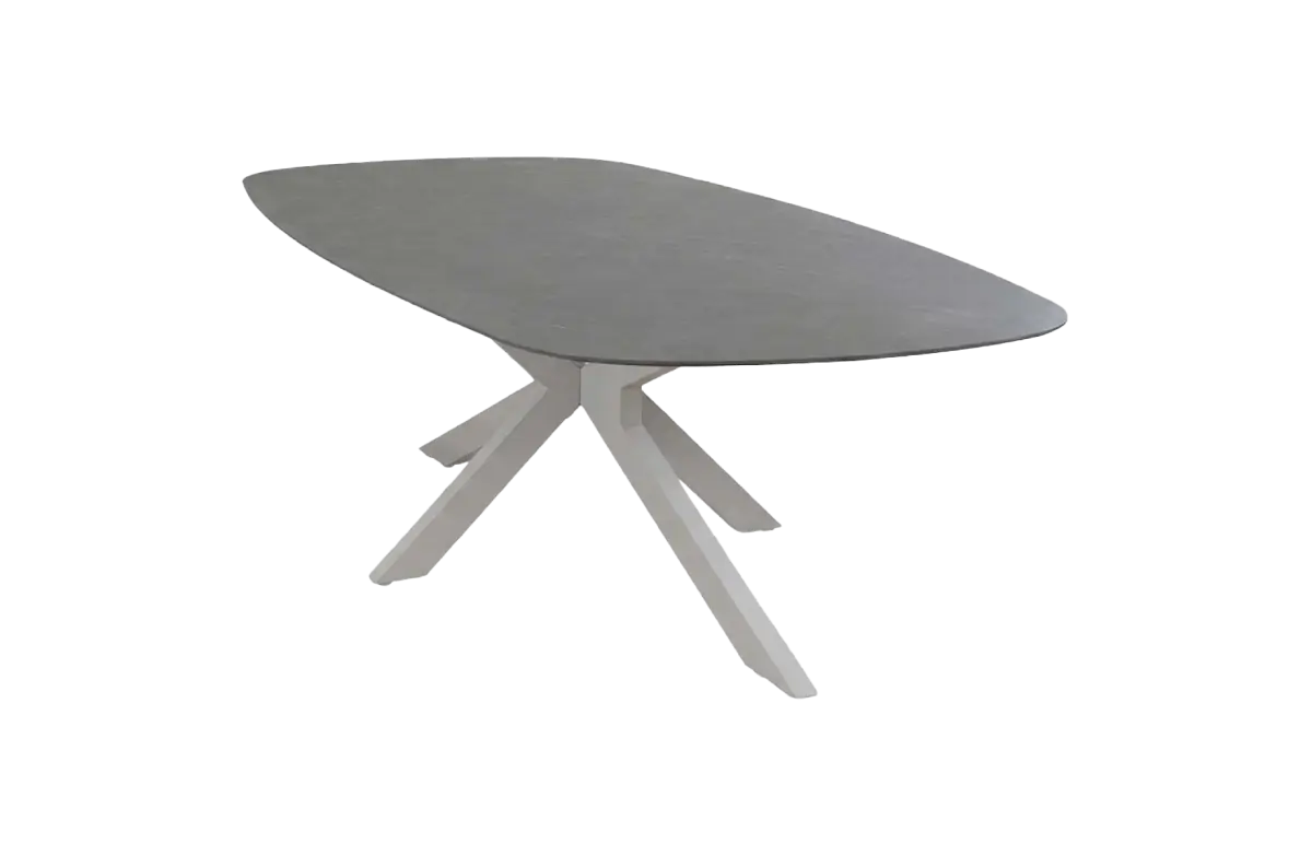 Gartentisch Barletta | 240x115 | Camel/Desert Pearl | Aluminium & Kunststoff