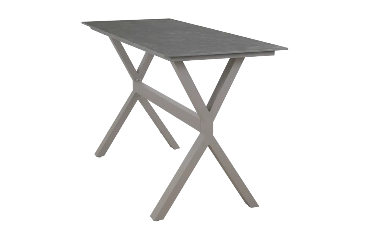 Bartisch Barletta | Camel | Desert Pearl | Aluminium & Kunststoff